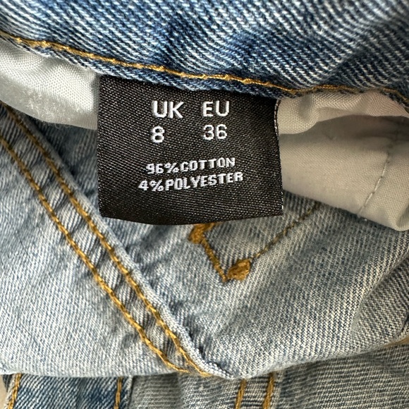 Momokrom Size 8 ankle cropped Ripped Jeans - Picture 5 of 5